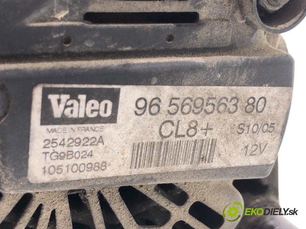 CITROEN C5 II (RC_) 2004 - 2022    1.8 16V (RC6FZB) 85 kW [116 KM] benzyna 2004 - 2005  Alternátor 9656956380 (Alternátor)