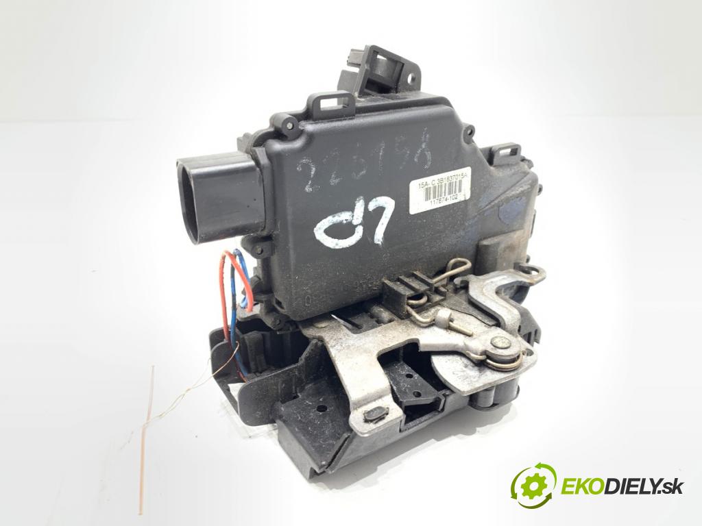 SEAT LEON (1M1) 1999 - 2006    1.9 TDI 81 kW [110 KM] olej napędowy 1999 - 2006  zámok dveře levý přední část 3B1837015A