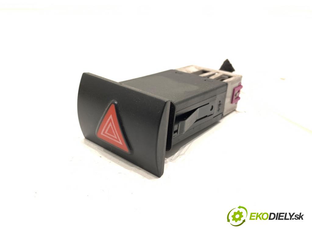 SEAT LEON (1M1) 1999 - 2006    1.9 TDI 81 kW [110 KM] olej napędowy 1999 - 2006  Spínač svetiel výstražných (núdzových) 1M0941509B (Prepínač/spínač/tlačidlo a ovládač kúrenia)