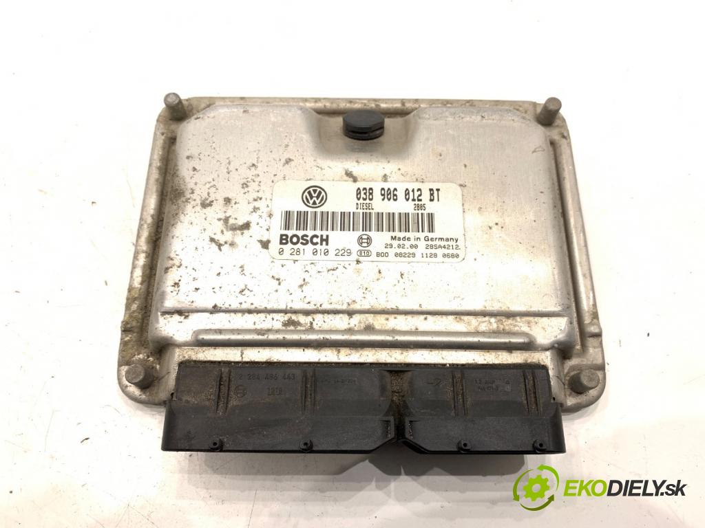 SEAT LEON (1M1) 1999 - 2006    1.9 TDI 81 kW [110 KM] olej napędowy 1999 - 2006  riadiaca jednotka Motor 038906012BT (Riadiaca jednotka)