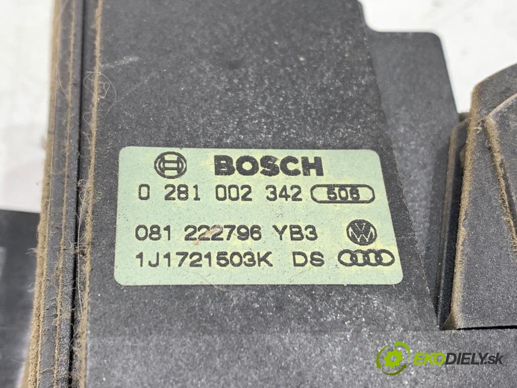 SEAT LEON (1M1) 1999 - 2006    1.9 TDI 81 kW [110 KM] olej napędowy 1999 - 2006  Potenciometer plynu 1J1721503K (Pedál)