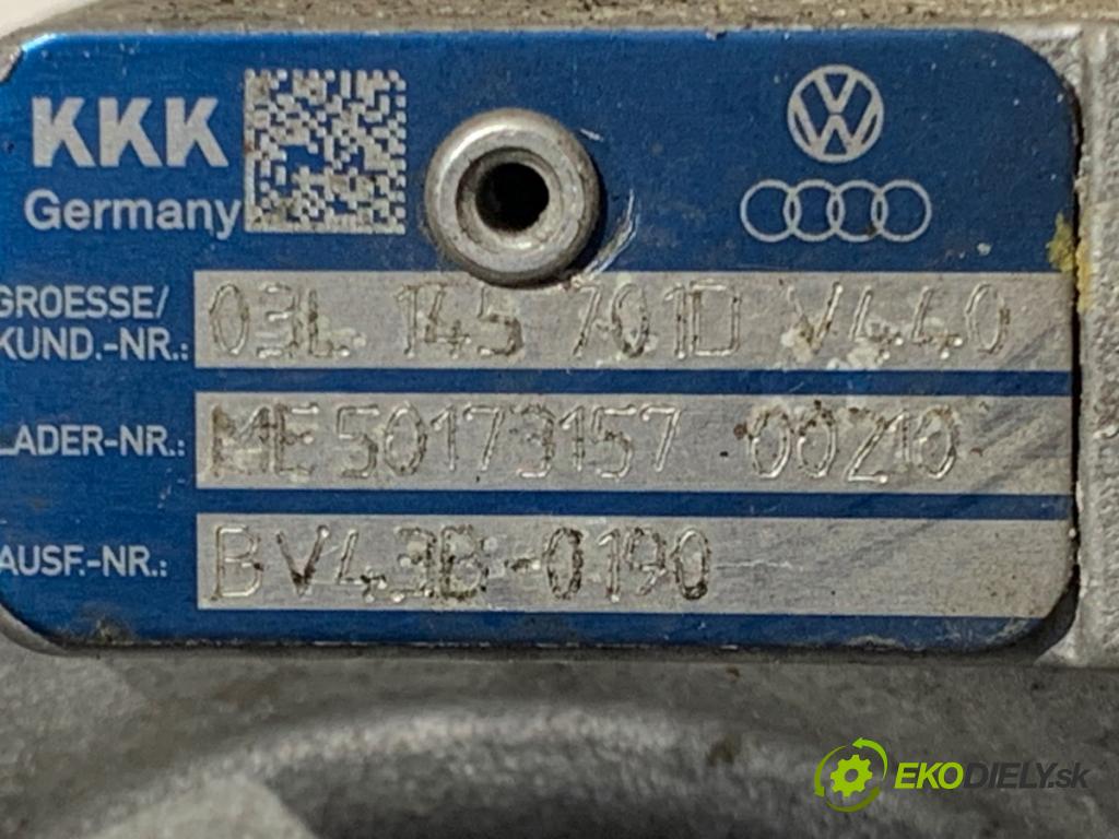 AUDI A4 B8 Avant (8K5) 2007 - 2015    2.0 TDI 100 kW [136 KM] olej napędowy 2008 - 2015  turbo 03L145701D (Turbodúchadla (kompletní))