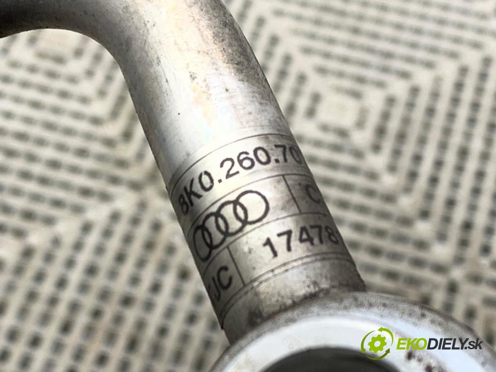 AUDI A4 B8 Avant (8K5) 2007 - 2015    2.0 TDI 100 kW [136 KM] olej napędowy 2008 - 2015  rúrka klimatizácie 8K1260712F 8K0260707S (Rúrka klimatizácie)