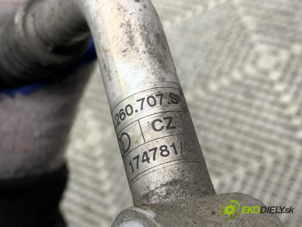 AUDI A4 B8 Avant (8K5) 2007 - 2015    2.0 TDI 100 kW [136 KM] olej napędowy 2008 - 2015  rúrka klimatizácie 8K1260712F 8K0260707S (Rúrka klimatizácie)