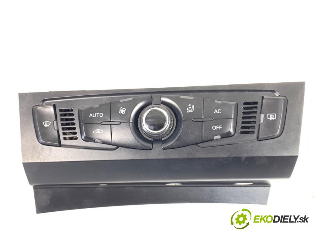 AUDI A4 B8 Avant (8K5) 2007 - 2015    2.0 TDI 100 kW [136 KM] olej napędowy 2008 - 2015  Panel ovládania kúrenia 8T1820043AG (Prepínač/spínač/tlačidlo a ovládač kúrenia)