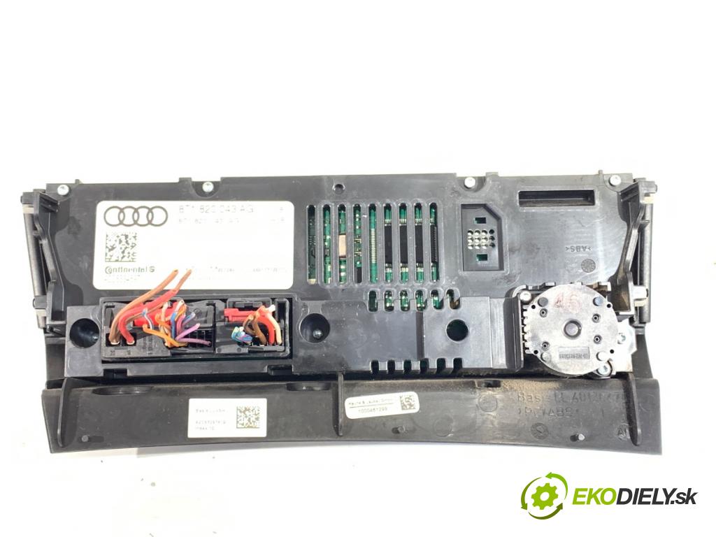 AUDI A4 B8 Avant (8K5) 2007 - 2015    2.0 TDI 100 kW [136 KM] olej napędowy 2008 - 2015  Panel ovládania kúrenia 8T1820043AG (Prepínač/spínač/tlačidlo a ovládač kúrenia)