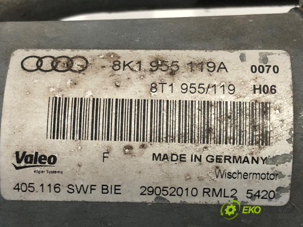 AUDI A4 B8 Avant (8K5) 2007 - 2015    2.0 TDI 100 kW [136 KM] olej napędowy 2008 - 2015  Mechanizmus stieračov predný 8K1955119A (Motorček stieračov predné)