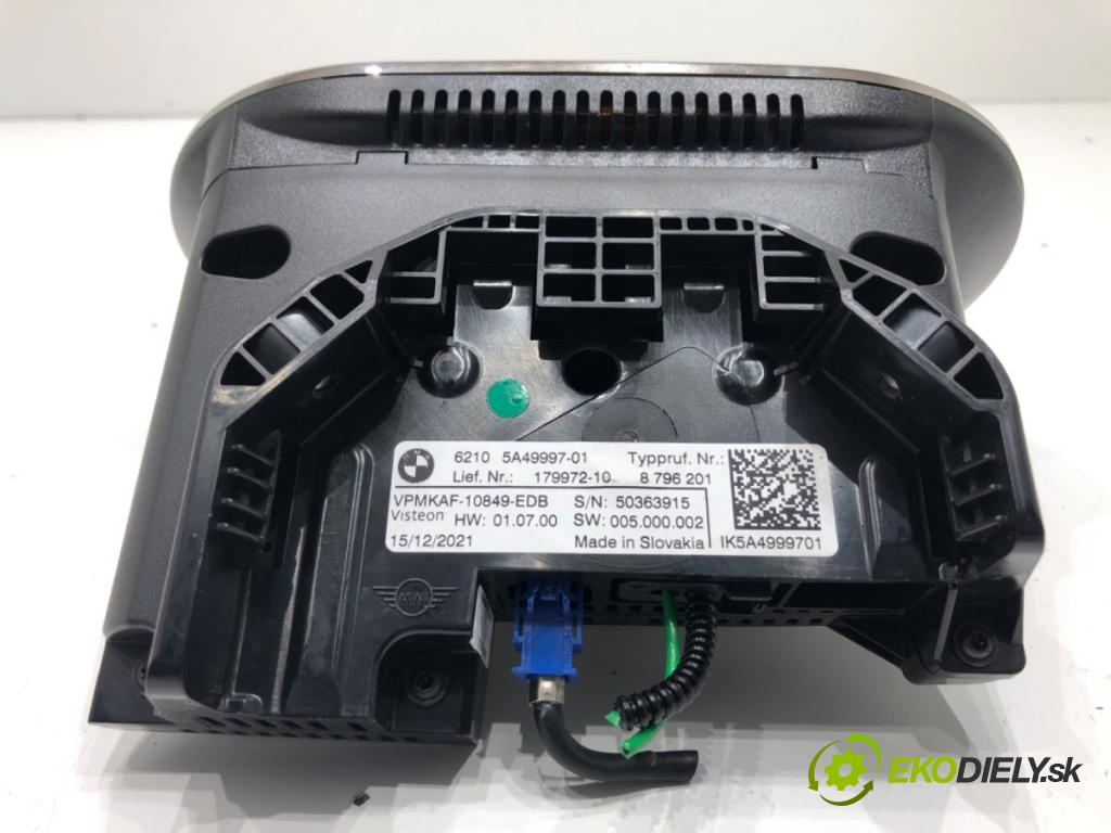MINI MINI CLUBMAN (F54) 2014 - 2022    Cooper S ALL4 141 kW [192 KM] benzyna 2015 - 2022  Prístrojovka 5A49997 (Prístrojová doska, displej)