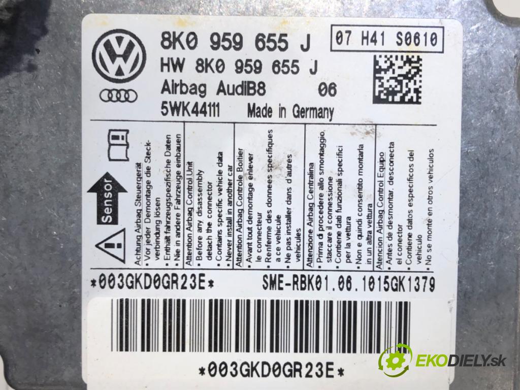 AUDI A4 B8 Avant (8K5) 2007 - 2015    2.0 TDI 100 kW [136 KM] olej napędowy 2008 - 2015  senzor airbag 8K0959655J (Snímač)