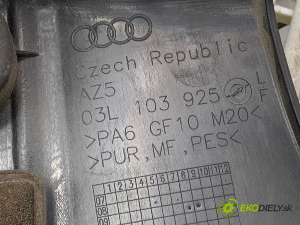 AUDI A4 B8 Avant (8K5) 2007 - 2015    2.0 TDI 100 kW [136 KM] olej napędowy 2008 - 2015  Kryt Motor 03L103925L (Kryt motora)