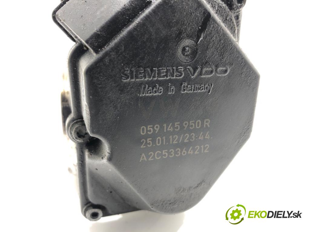 AUDI A6 C6 Avant (4F5) 2004 - 2011    2.7 TDI 132 kW [180 KM] olej napędowy 2005 - 2008  Škrtiaca klapka 059145950R (Škrtiaca klapka)