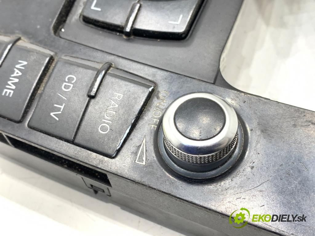 AUDI A6 C6 Avant (4F5) 2004 - 2011    2.7 TDI 132 kW [180 KM] olej napędowy 2005 - 2008  Panel ovládania radia 4F1919611F (Prepínač/spínač/tlačidlo a ovládač kúrenia)