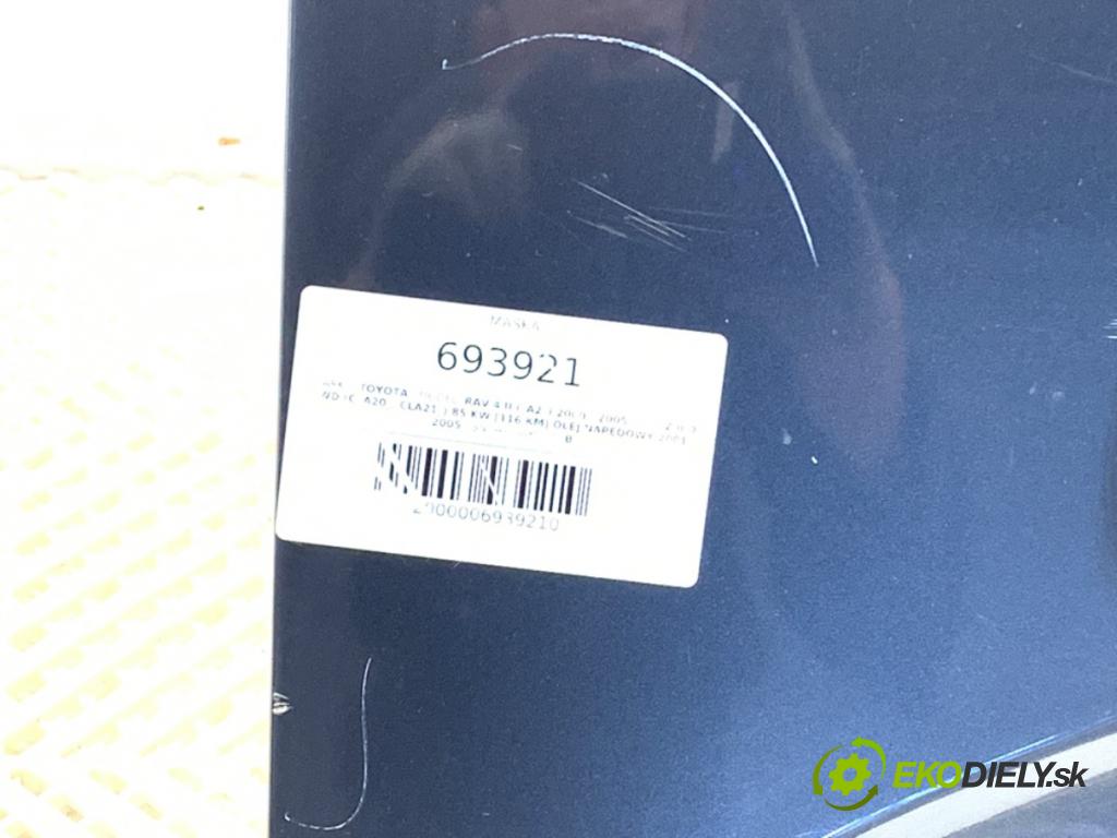 TOYOTA RAV 4 II (_A2_) 2000 - 2005    2.0 D 4WD (CLA20_, CLA21_) 85 kW [116 KM] olej napędowy 2001 - 2005  kapota  (Kapoty)