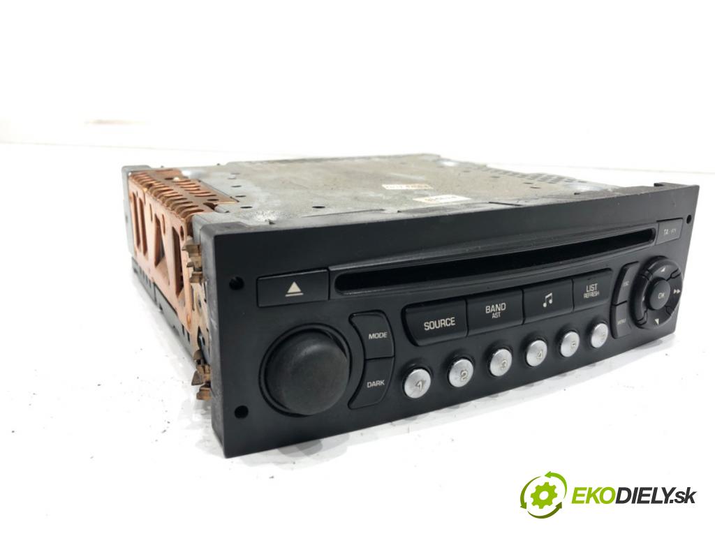 PEUGEOT 207 (WA_, WC_) 2006 - 2015    1.4 16V 65 kW [88 KM] benzyna 2006 - 2013  RADIO A2C53282269 (Audio zariadenie)