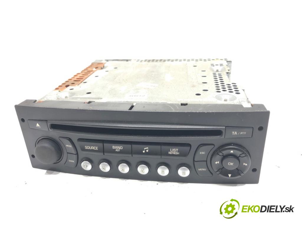 PEUGEOT 207 (WA_, WC_) 2006 - 2015    1.4 16V 65 kW [88 KM] benzyna 2006 - 2013  RADIO A2C53282269 (Audio zariadenie)