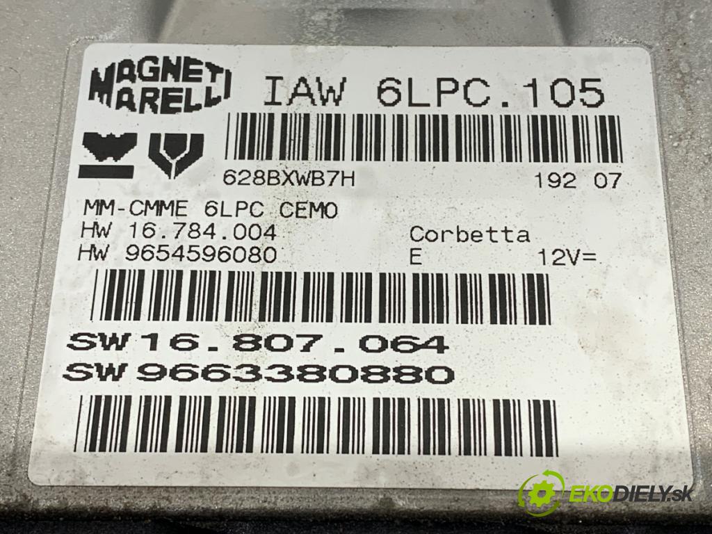 PEUGEOT 207 (WA_, WC_) 2006 - 2015    1.4 16V 65 kW [88 KM] benzyna 2006 - 2013  riadiaca jednotka Motor 9663380880 (Riadiaca jednotka)