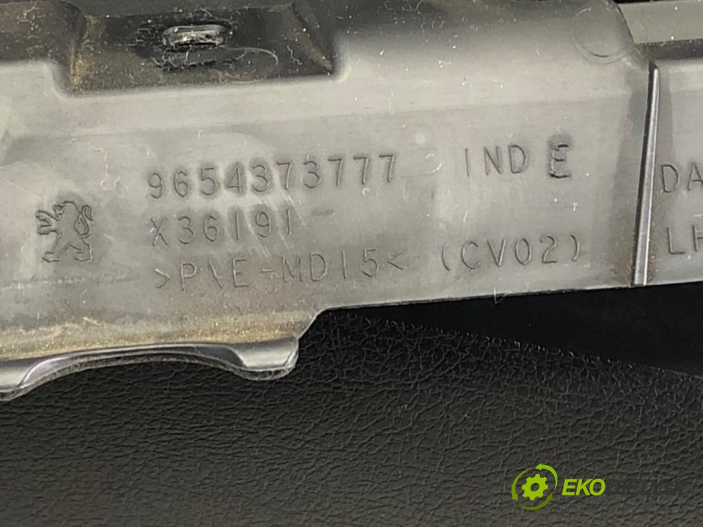 PEUGEOT 207 (WA_, WC_) 2006 - 2015    1.4 16V 65 kW [88 KM] benzyna 2006 - 2013  Priehradka, kastlík spolujazdca 9654373777 (Priehradka, kastlík)