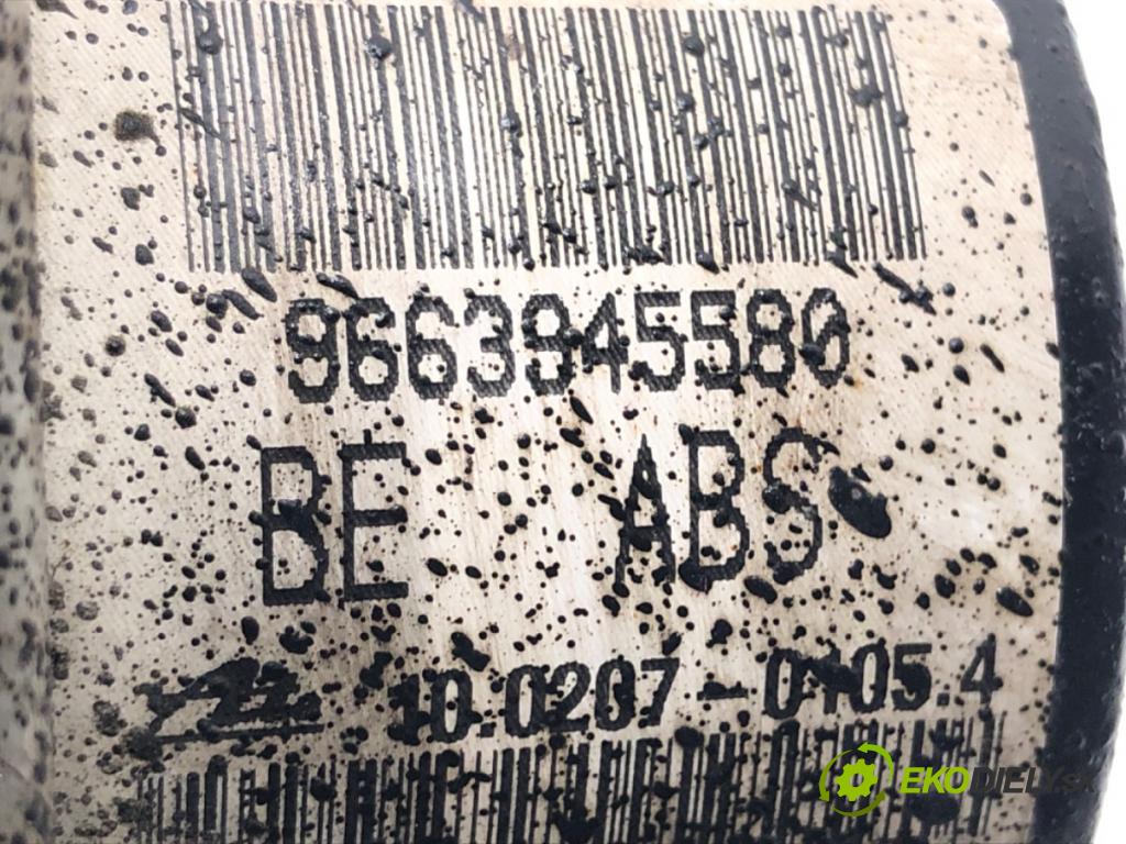 PEUGEOT 207 (WA_, WC_) 2006 - 2015    1.4 16V 65 kW [88 KM] benzyna 2006 - 2013  Pumpa ABS 9663945580 (Pumpa ABS)