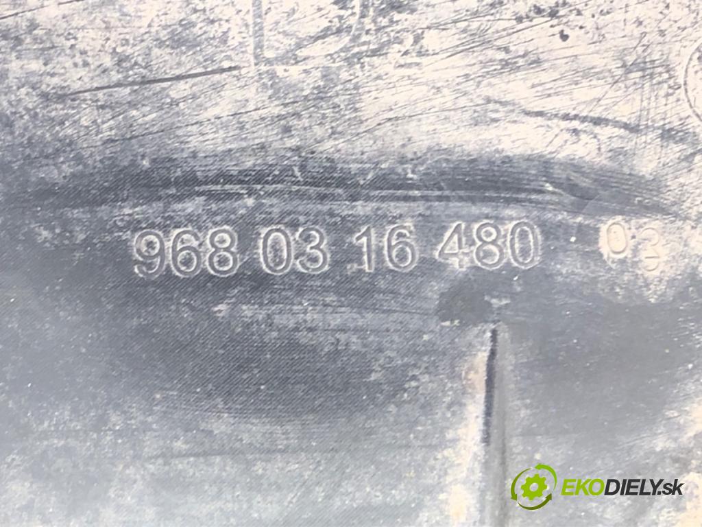 PEUGEOT 207 (WA_, WC_) 2006 - 2015    1.4 16V 65 kW [88 KM] benzyna 2006 - 2013  podblatník pravý přední část 9680316480