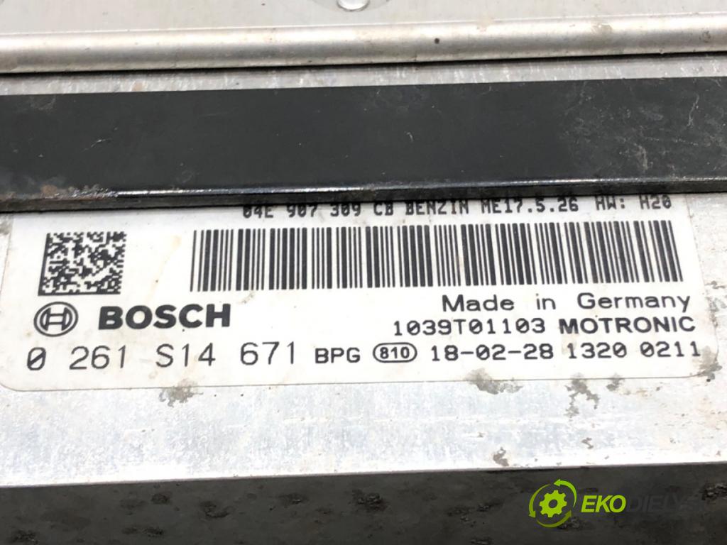 SKODA FABIA III Kombi (NJ5) 2014 - 2022    1.0 55 kW [75 KM] benzyna 2014 - 2022  riadiaca jednotka Motor 0261S14671 (Riadiaca jednotka)