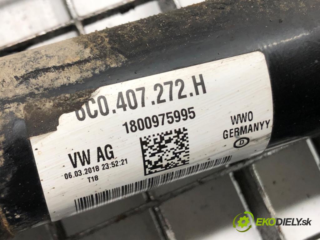 SKODA FABIA III Kombi (NJ5) 2014 - 2022    1.0 55 kW [75 KM] benzyna 2014 - 2022  Poloos pravy predný 6C0407272H