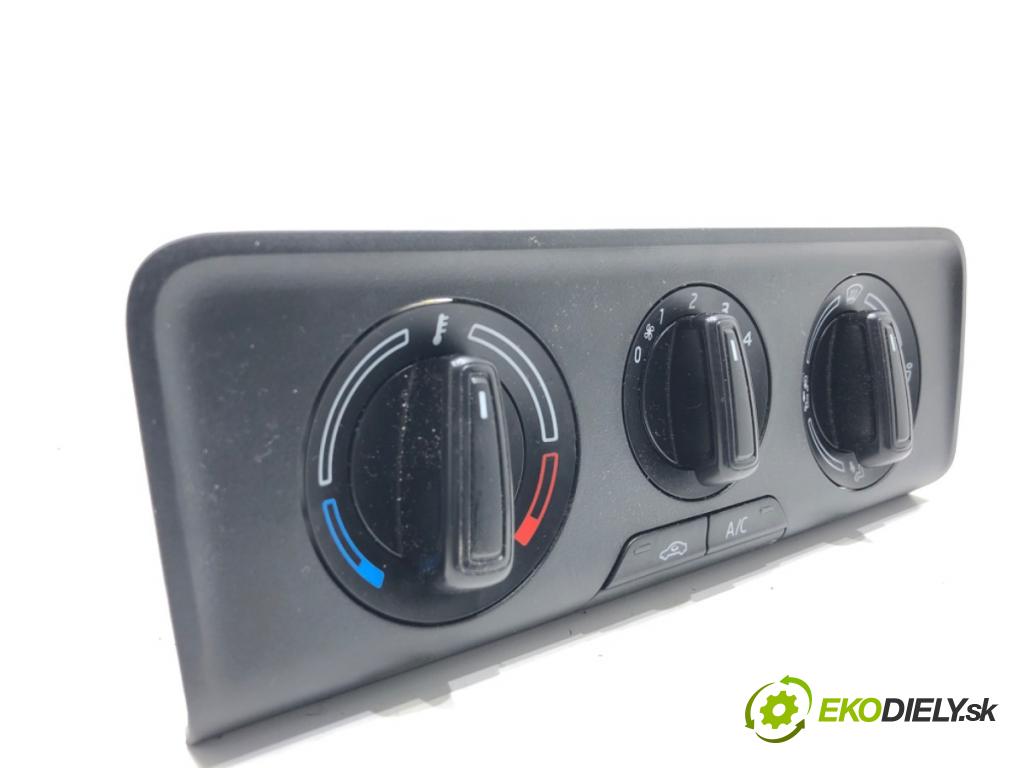 SKODA FABIA III Kombi (NJ5) 2014 - 2022    1.0 55 kW [75 KM] benzyna 2014 - 2022  Panel ovládania kúrenia 6V0819075 (Prepínač/spínač/tlačidlo a ovládač kúrenia)