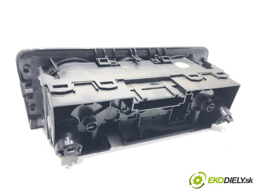 SKODA FABIA III Kombi (NJ5) 2014 - 2022    1.0 55 kW [75 KM] benzyna 2014 - 2022  Panel ovládania kúrenia 6V0819075 (Prepínač/spínač/tlačidlo a ovládač kúrenia)