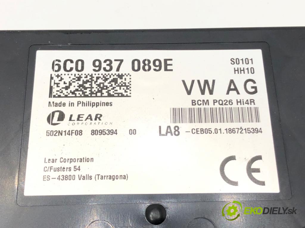 SKODA FABIA III Kombi (NJ5) 2014 - 2022    1.0 55 kW [75 KM] benzyna 2014 - 2022  Modul komfortu 6C0937089E (Modul komfortu)