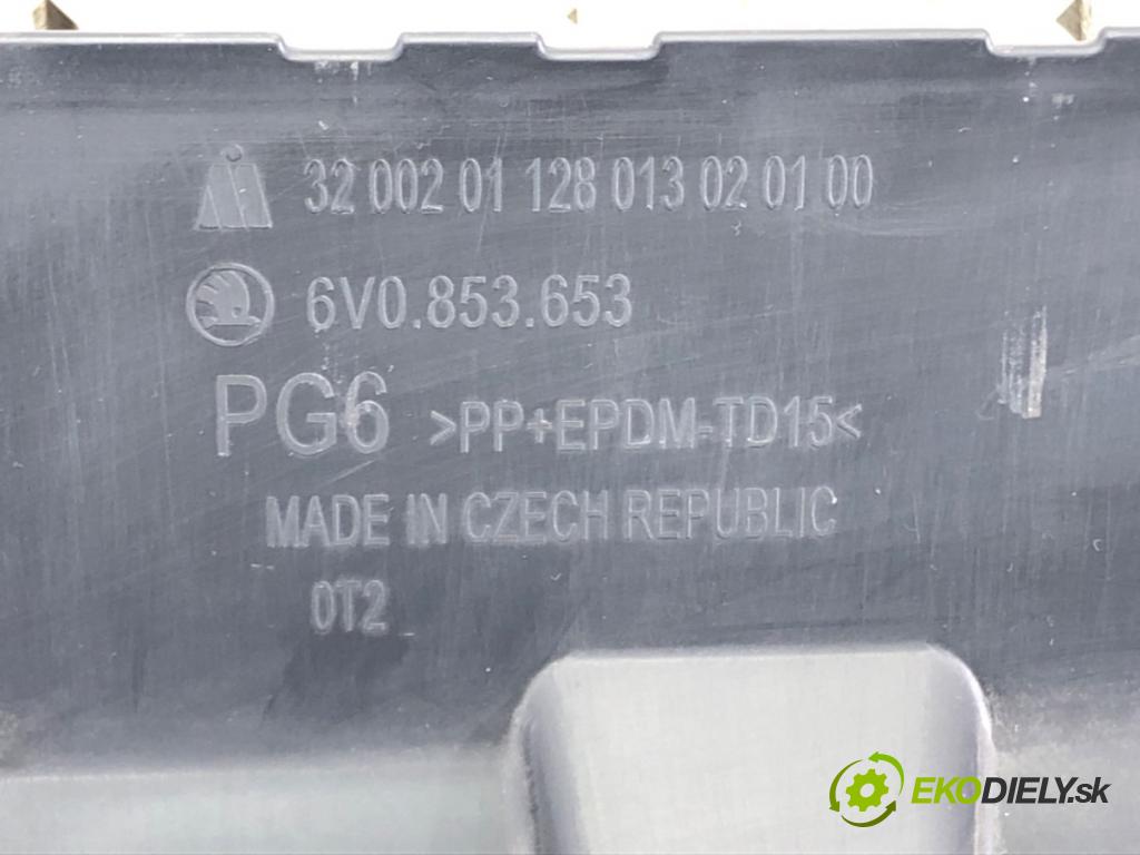 SKODA FABIA III Kombi (NJ5) 2014 - 2022    1.0 55 kW [75 KM] benzyna 2014 - 2022  mřížka maska 6V0853653 (Mřížky (masky) chladičů)