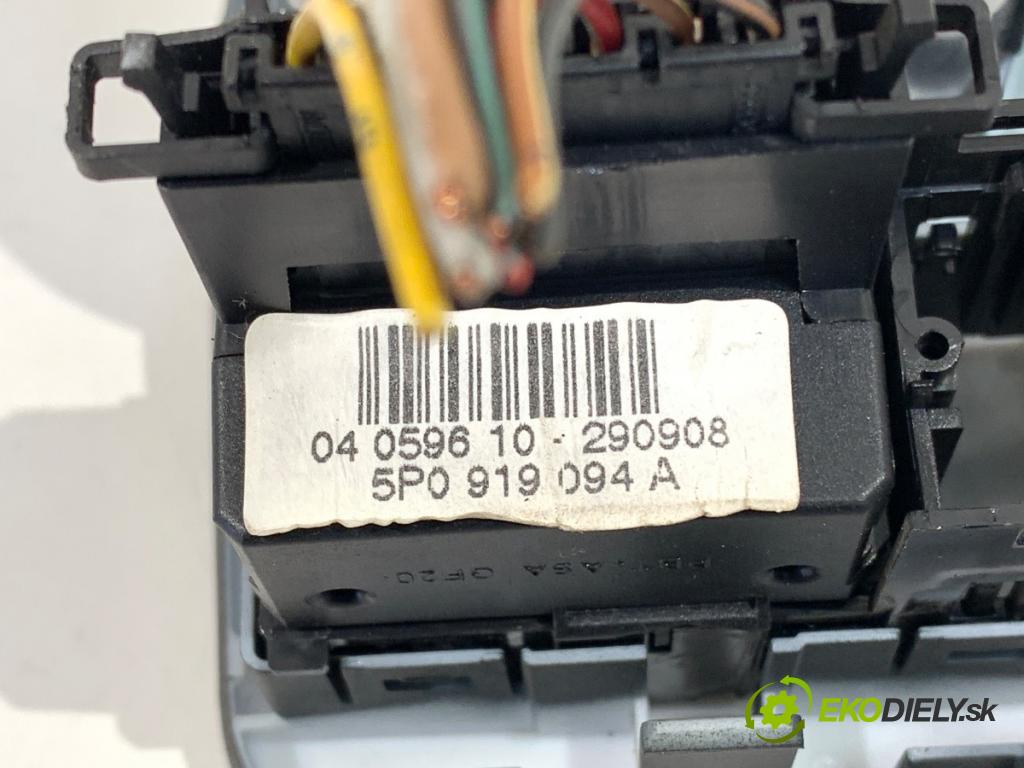 SEAT LEON (1P1) 2005 - 2013    1.6 75 kW [102 KM] benzyna 2005 - 2012  spínač světel 5PO919094A