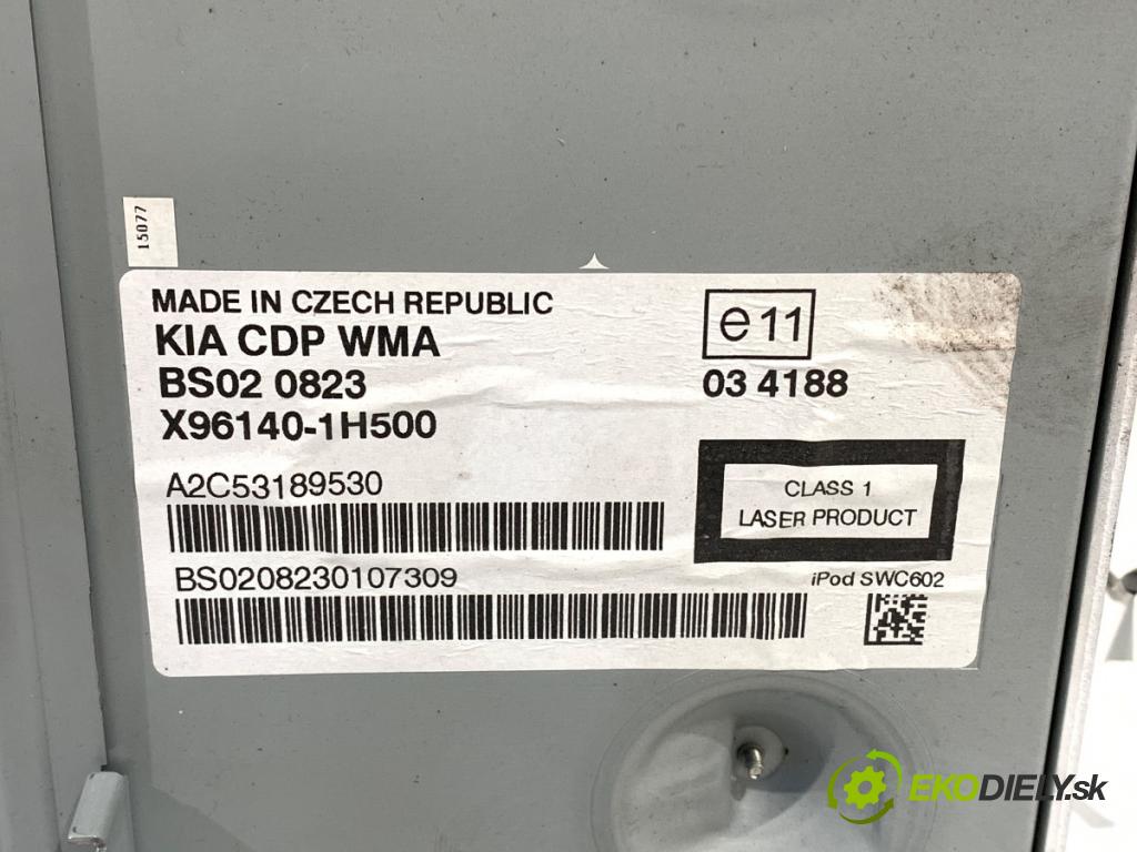 KIA CEED SW (ED) 2007 - 2012    1.4 80 kW [109 KM] benzyna 2007 - 2012  RADIO X96140-1H500 (Audio zariadenie)