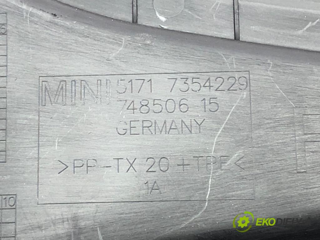 MINI MINI CLUBMAN (F54) 2014 - 2022    Cooper S ALL4 141 kW [192 KM] benzyna 2015 - 2022  Torpédo, plast pod čelné okno 7354229 (Torpédo)