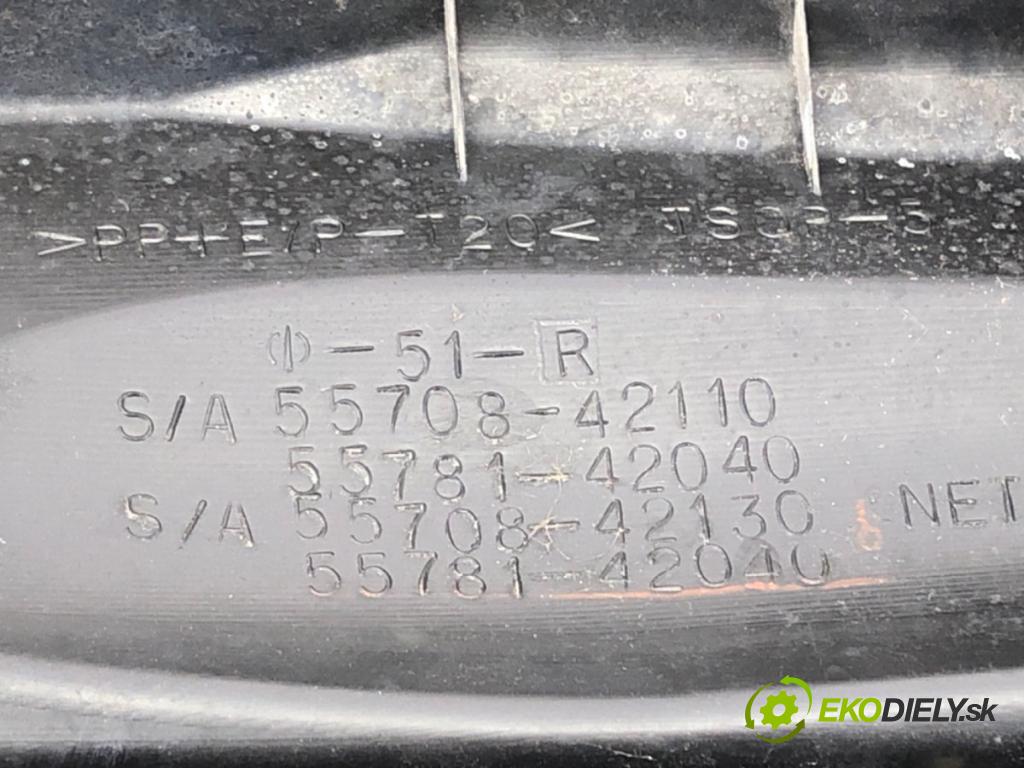 TOYOTA RAV 4 II (_A2_) 2000 - 2005    2.0 D 4WD (CLA20_, CLA21_) 85 kW [116 KM] olej napędowy 2001 - 2005  torpédo plast pod čelní okno 55708-42110 55708-42110 (Torpéda)