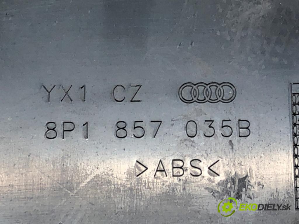 AUDI A3 (8P1) 2003 - 2013    1.9 TDI 77 kW [105 KM] olej napędowy 2003 - 2010  Priehradka, kastlík spolujazdca 8P1857035B (Priehradka, kastlík)