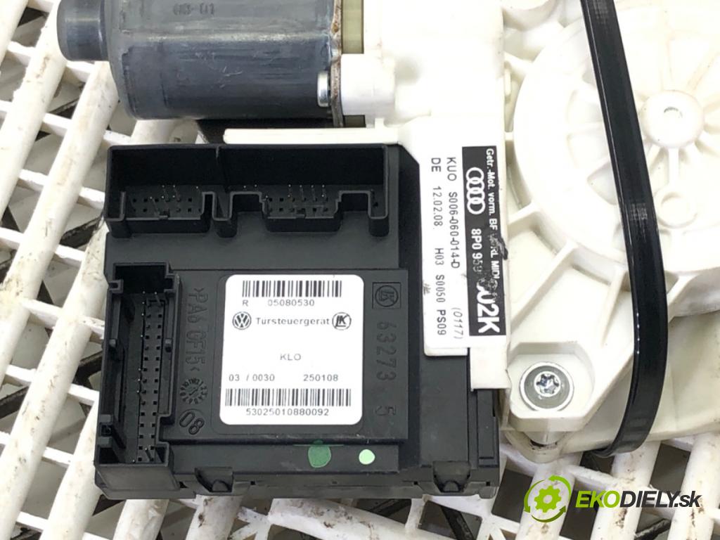 AUDI A3 (8P1) 2003 - 2013    1.9 TDI 77 kW [105 KM] olej napędowy 2003 - 2010  mechanismus okna pravý přední část 8P0959802K