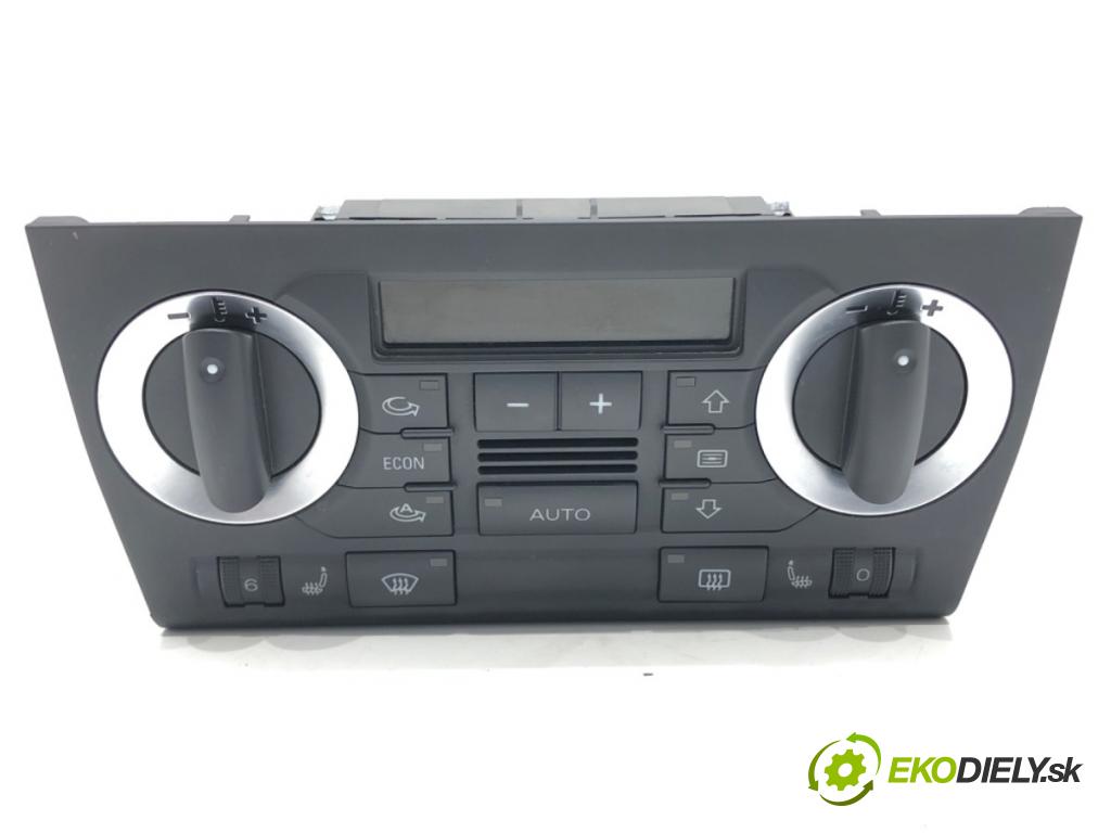 AUDI A3 (8P1) 2003 - 2013    1.9 TDI 77 kW [105 KM] olej napędowy 2003 - 2010  Panel ovládania kúrenia 8P0820043AH (Prepínač/spínač/tlačidlo a ovládač kúrenia)