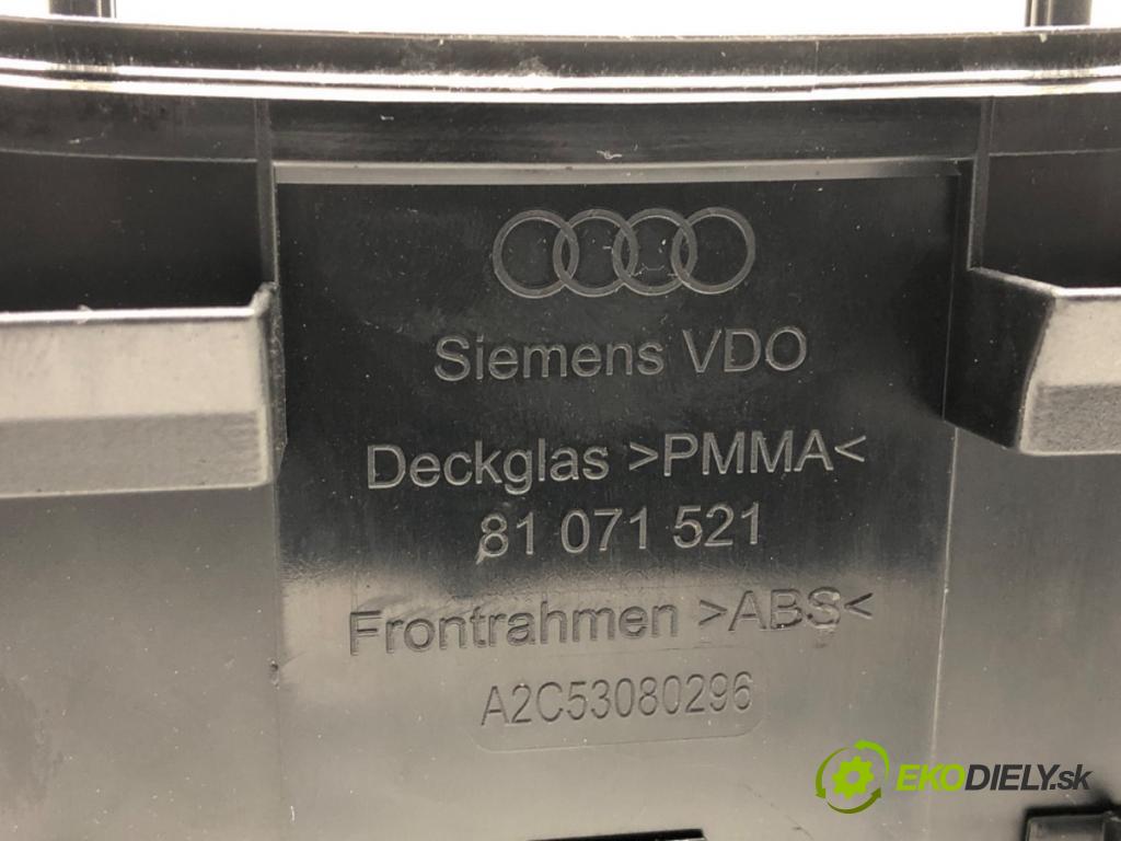 AUDI A3 (8P1) 2003 - 2013    1.9 TDI 77 kW [105 KM] olej napędowy 2003 - 2010  Prístrojovka 8P0920931E (Prístrojová doska, displej)