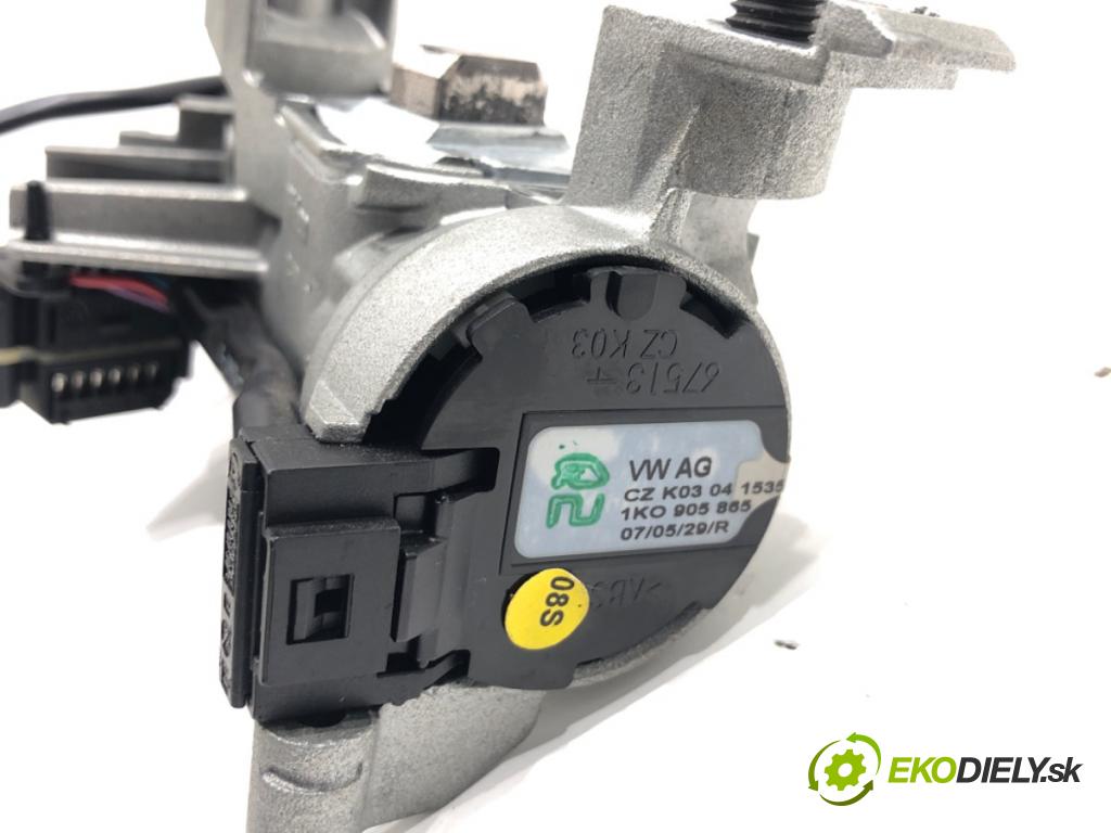SKODA OCTAVIA II (1Z3) 2004 - 2013    1.6 FSI 85 kW [115 KM] benzyna 2004 - 2008  spinačka 1K0905851B (Spínacia skrinka a kľúč)