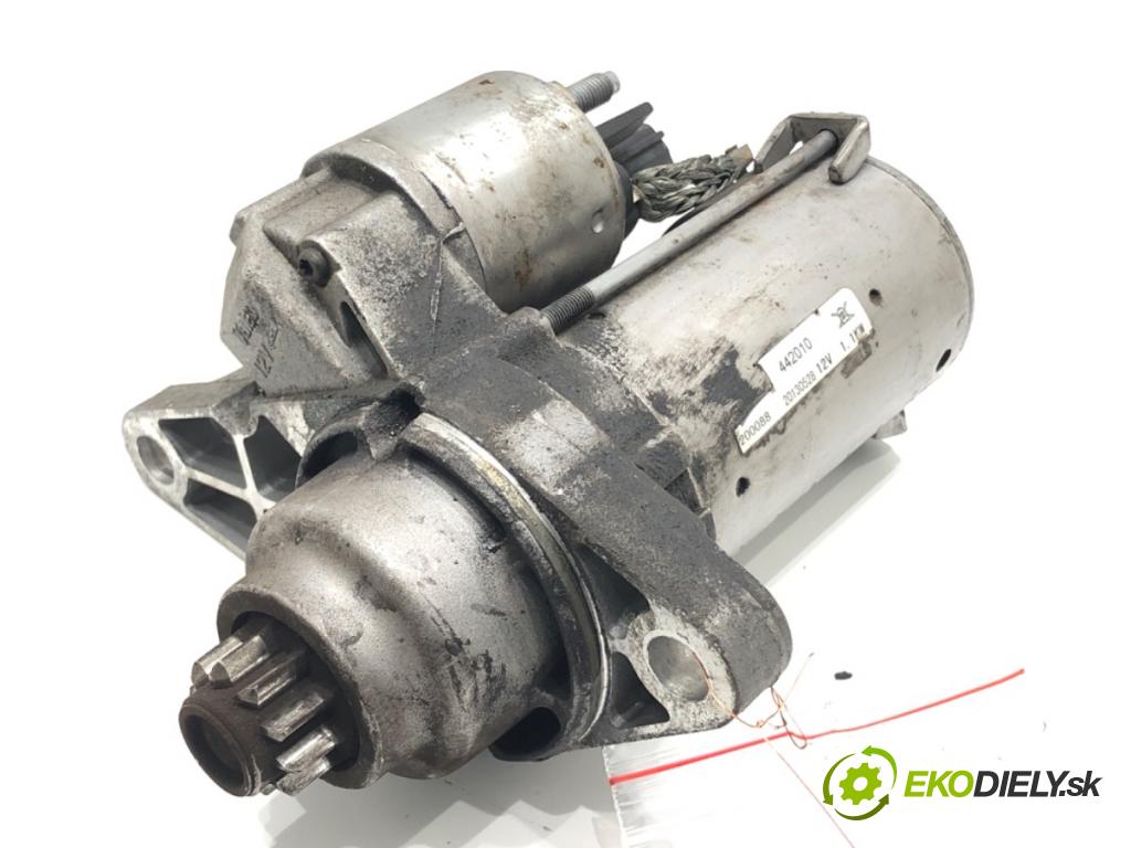 SKODA OCTAVIA II liftback 2007 85 kW 1.6 FSI 1598 startér  (Startér)