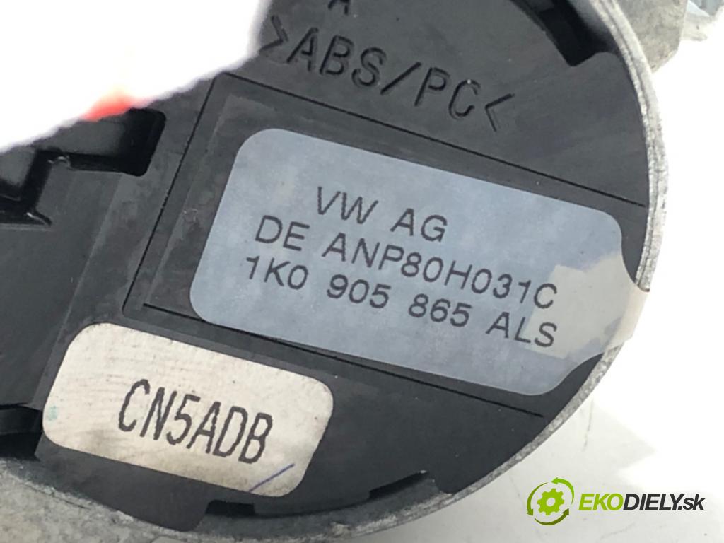 SEAT LEON (1P1) 2005 - 2013    1.6 75 kW [102 KM] benzyna 2005 - 2012  spinačka 1K0905865ALS (Spínacia skrinka a kľúč)