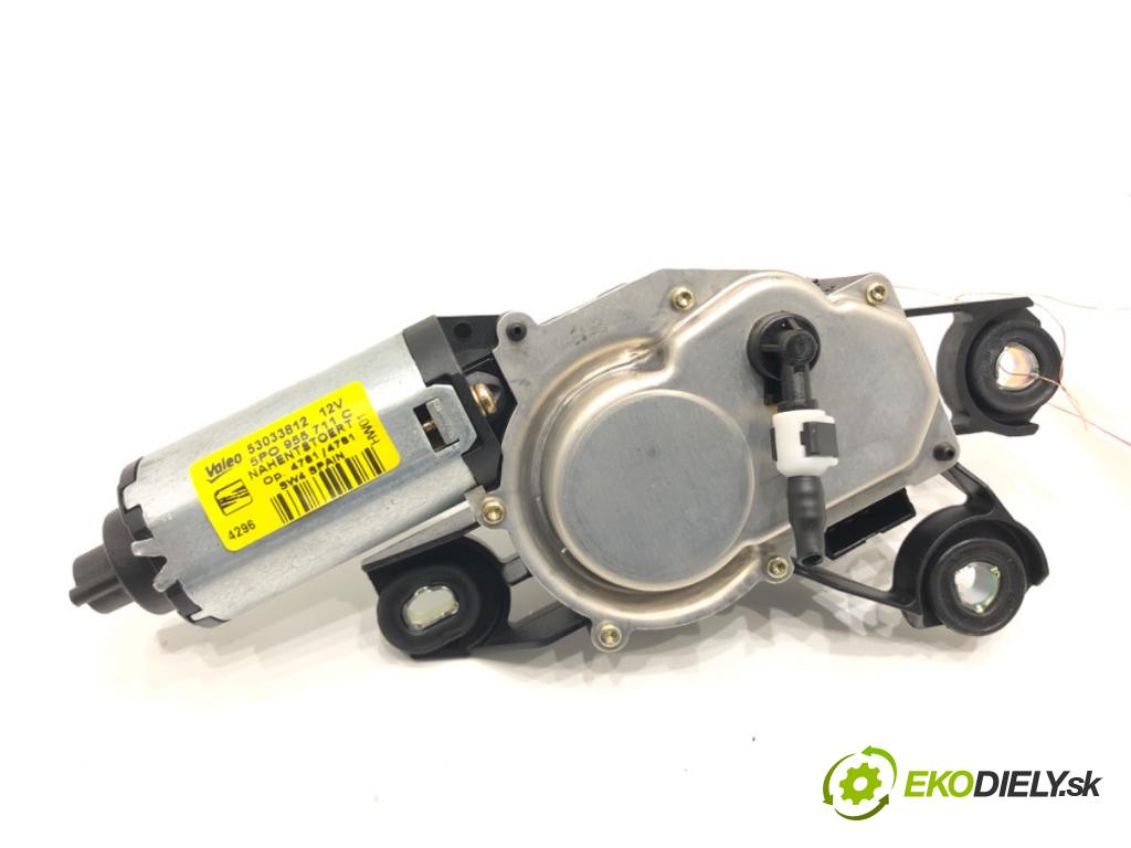 SEAT LEON (1P1) 2005 - 2013    1.6 75 kW [102 KM] benzyna 2005 - 2012  motor stěračů zadní část 5P0955711C