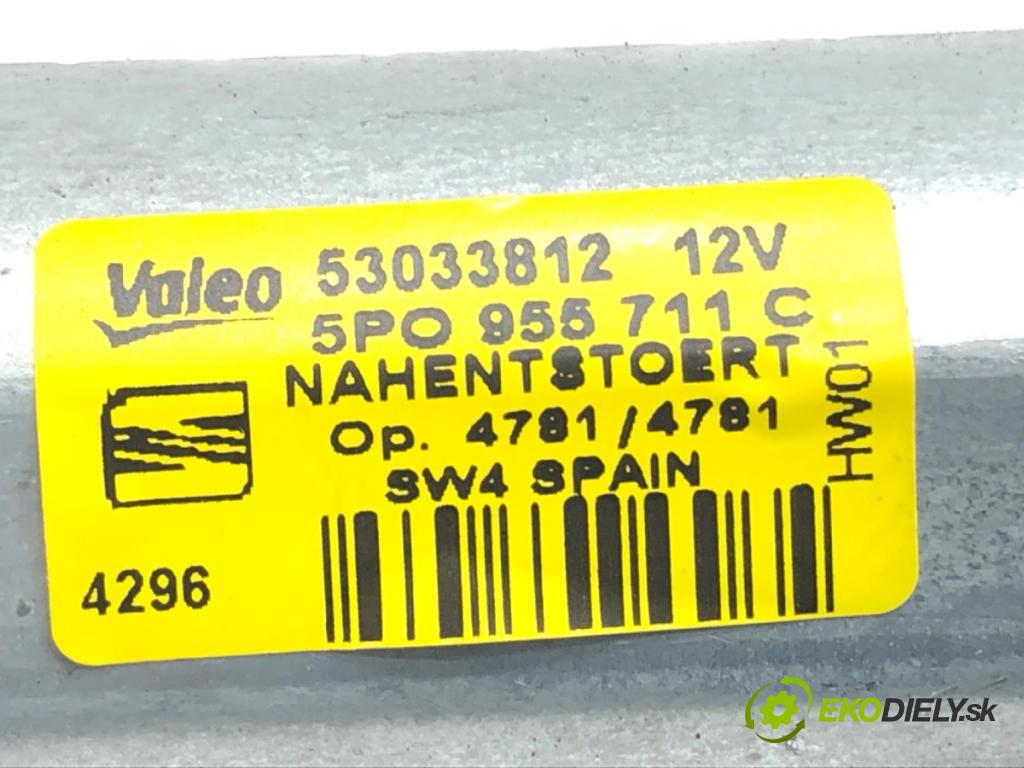SEAT LEON (1P1) 2005 - 2013    1.6 75 kW [102 KM] benzyna 2005 - 2012  motor stěračů zadní část 5P0955711C