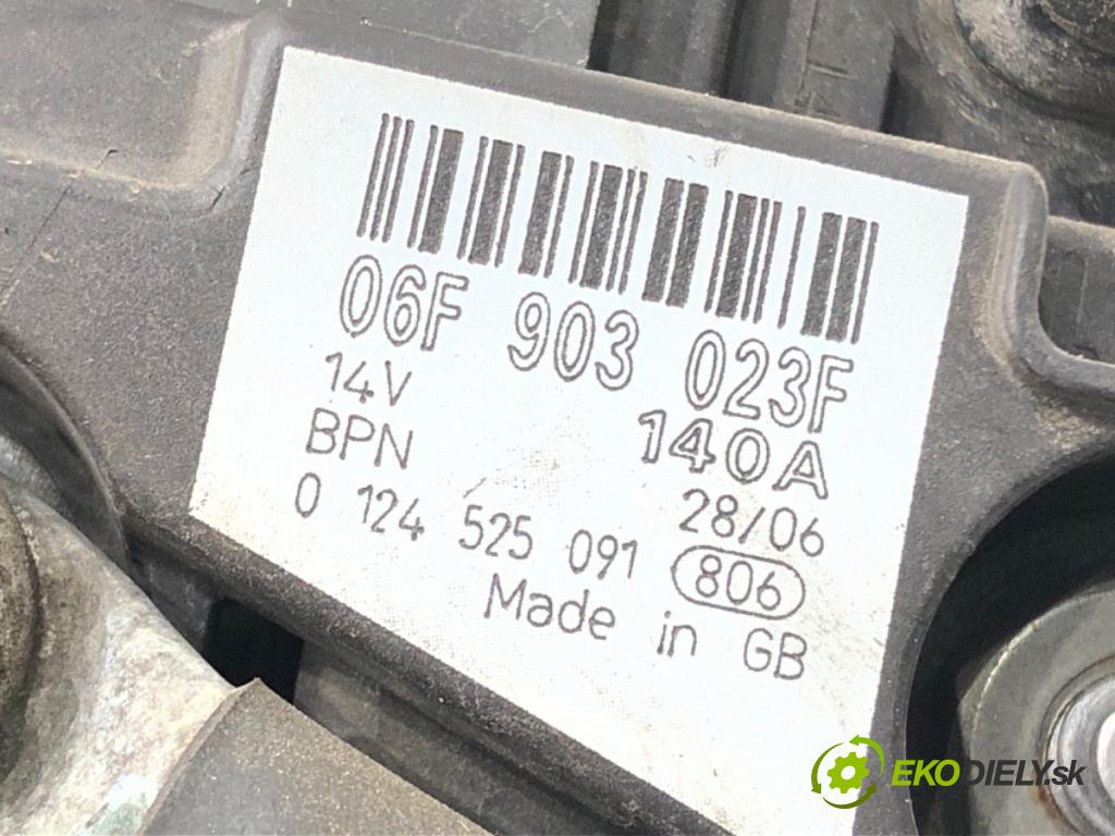 SEAT LEON (1P1) 2005 - 2013    1.6 75 kW [102 KM] benzyna 2005 - 2012  Alternátor 06F903023F (Alternátor)