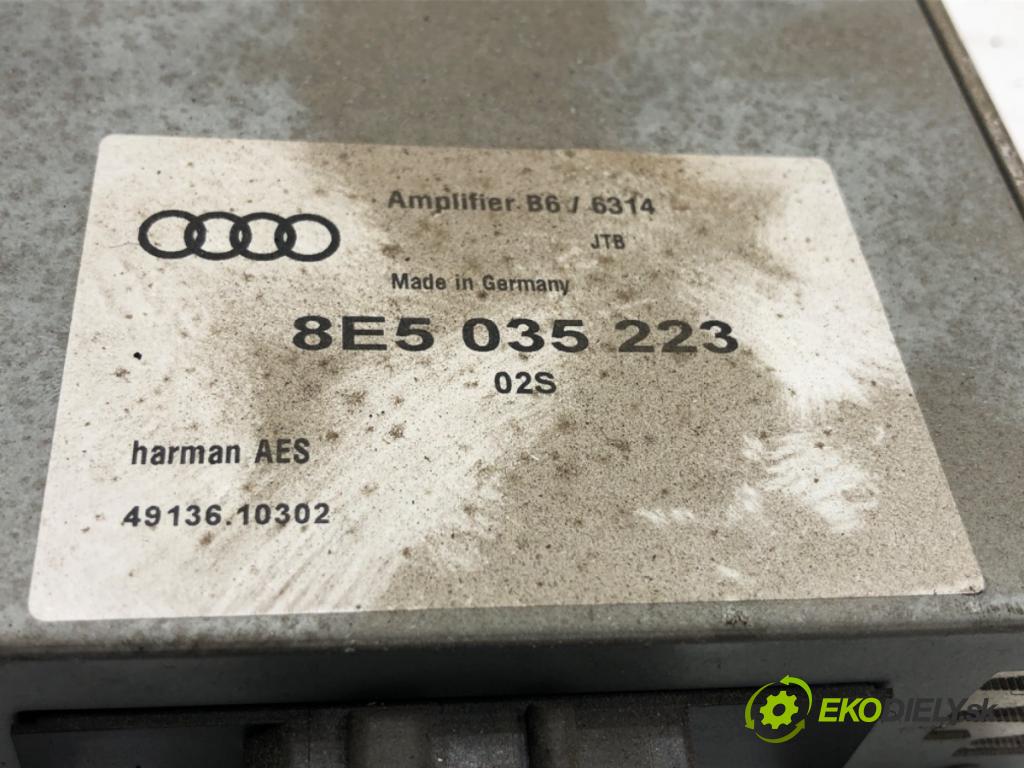 AUDI A4 B6 (8E2) 2000 - 2005    1.9 TDI 96 kW [130 KM] olej napędowy 2000 - 2004  Zosilňovač 8E5035223 (Zosilňovač)