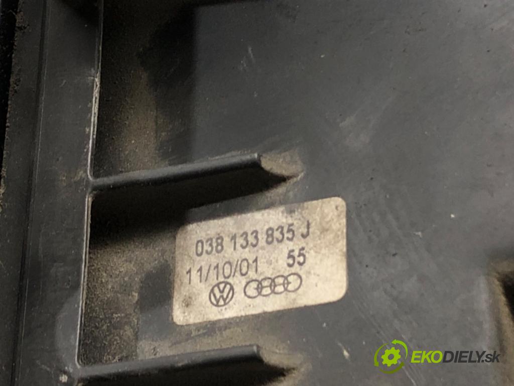 AUDI A4 B6 (8E2) 2000 - 2005    1.9 TDI 96 kW [130 KM] olej napędowy 2000 - 2004  Obal filtra vzduchu 038133835J (Obal filtra vzduchu)