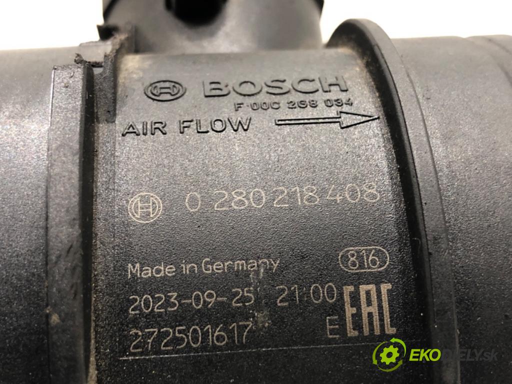 AUDI A4 B6 (8E2) 2000 - 2005    1.9 TDI 96 kW [130 KM] olej napędowy 2000 - 2004  Váha vzduchu 0280218408 (Váha vzduchu)