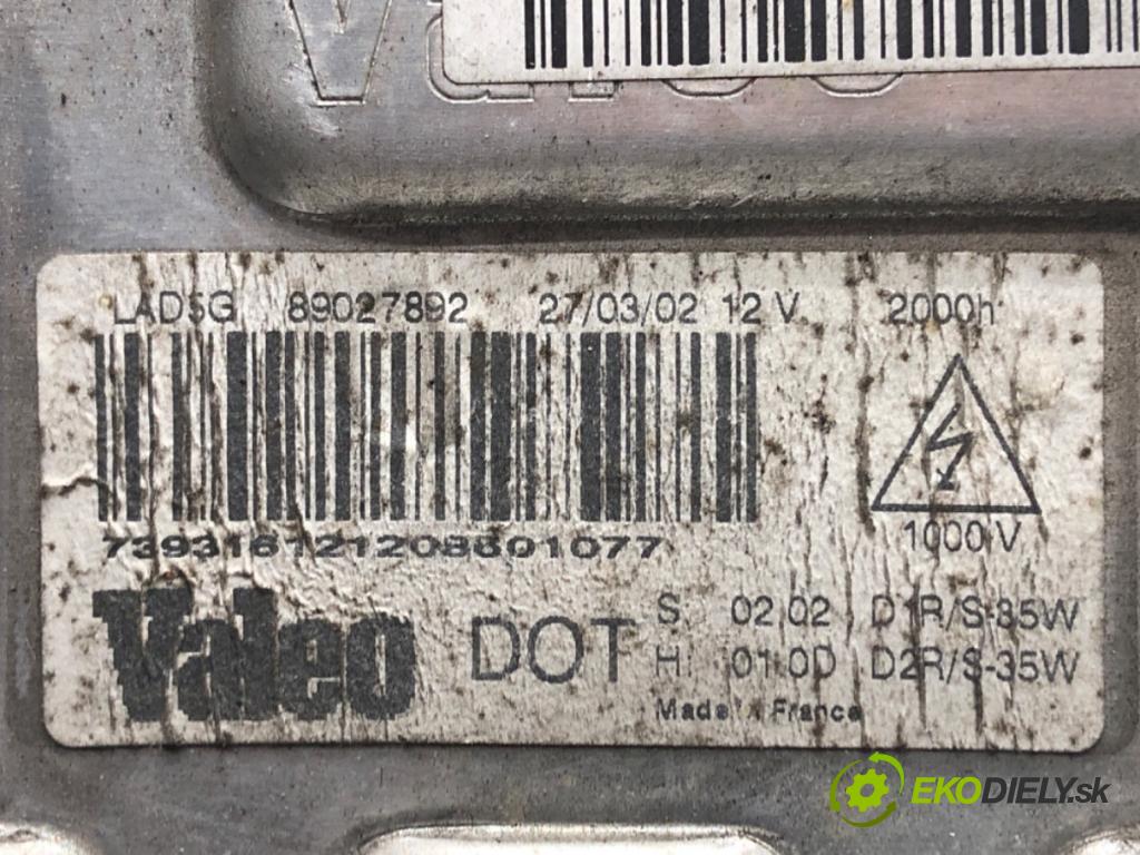 AUDI A4 B6 (8E2) 2000 - 2005    1.9 TDI 96 kW [130 KM] olej napędowy 2000 - 2004  Menič XENON 8902789227 (Riadiaca jednotka xenónu)