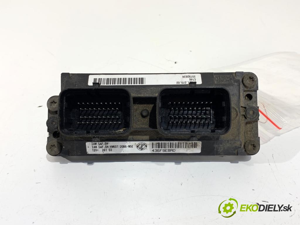 FIAT PANDA (169_) 2003 - 2022    1.1 (169.AXA1A) 40 kW [54 KM] benzyna 2003 - 2022  riadiaca jednotka Motor IAW5AFSM (Riadiaca jednotka)