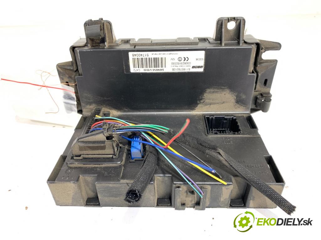 FIAT PANDA (169_) 2003 - 2022    1.1 (169.AXA1A) 40 kW [54 KM] benzyna 2003 - 2022  modul BSI 51740048 (Pojistkové skříňky)