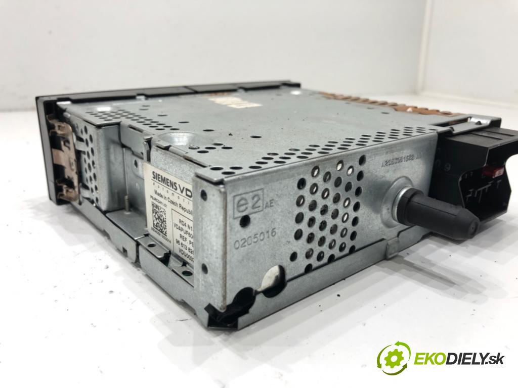 PEUGEOT 207 (WA_, WC_) 2006 - 2015    1.4 16V 65 kW [88 KM] benzyna 2006 - 2013  RADIO 96613826XT (Audio zariadenie)